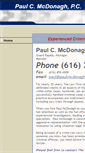 Mobile Screenshot of paulmcdonaghpc.com